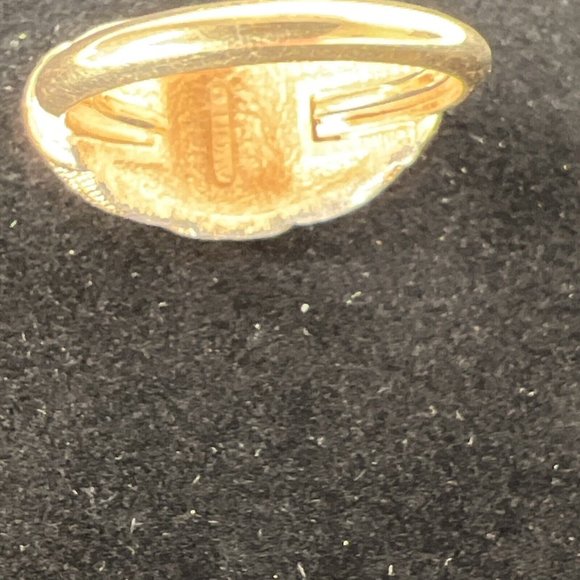 Womens Avon Ring Size 7 Gold Tone knot Jewelry - Picture 6 of 9